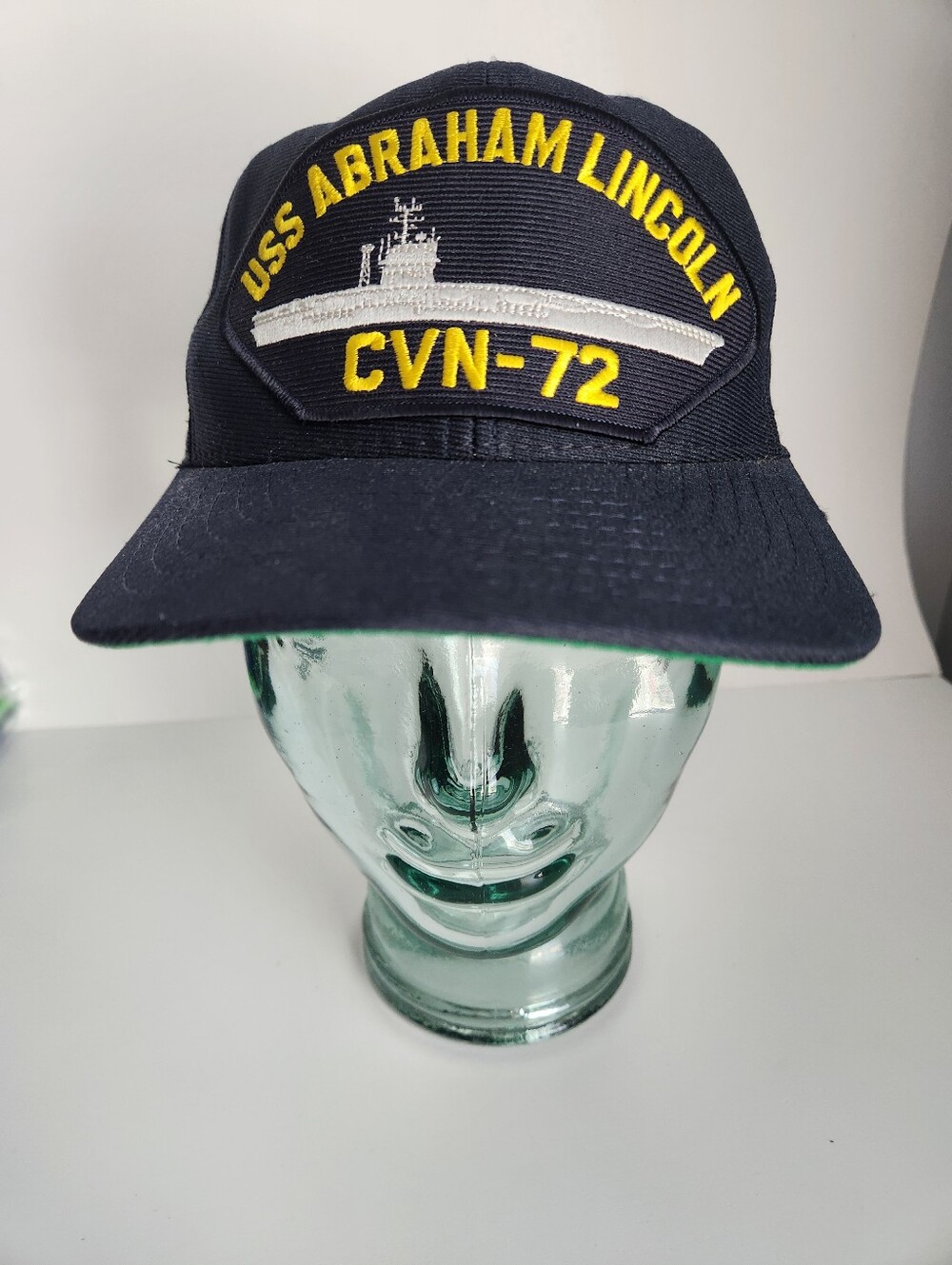 US Military NAVY Carrier USS ABRAHAM LINCOLN CVN-72 Snapback Hat Cap Made In USA